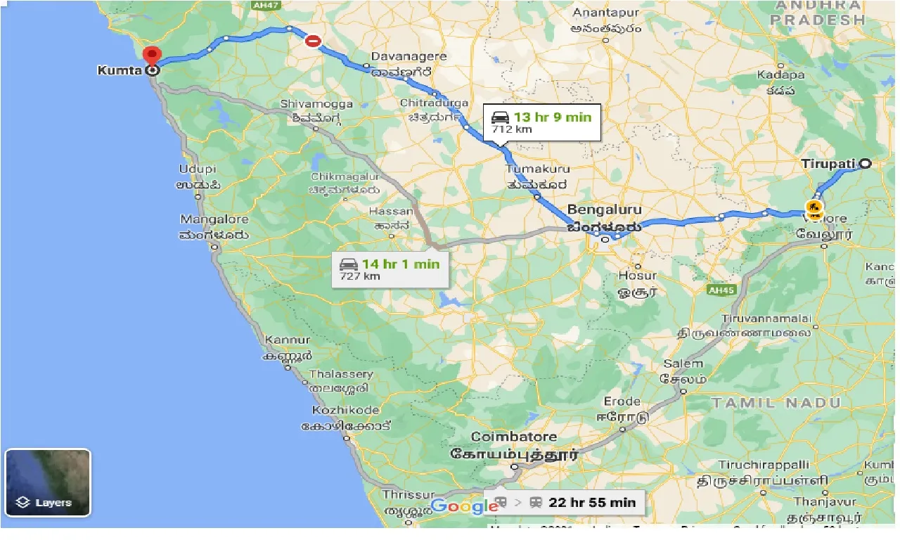 tirupati-to-kumta-taxi