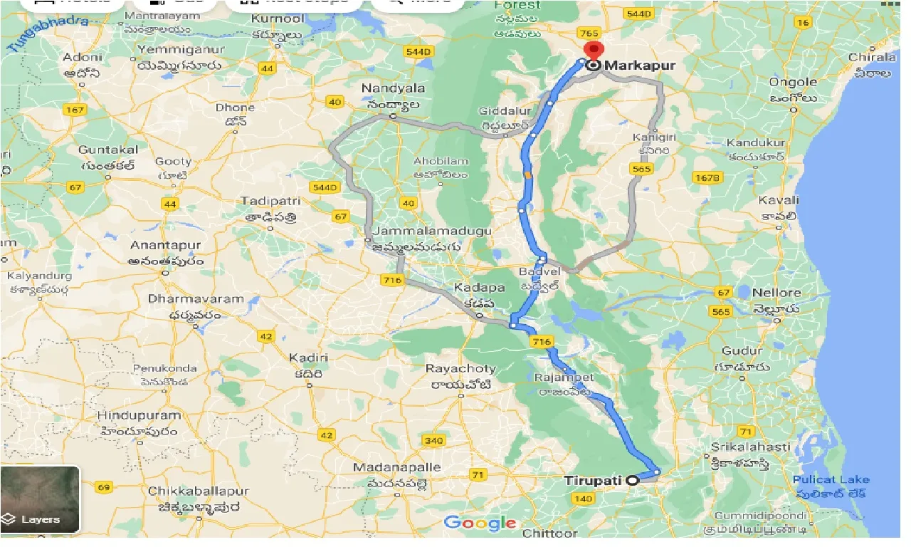 tirupati-to-markapur-one-way