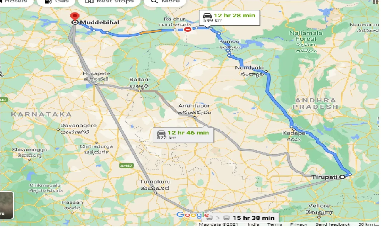 tirupati-to-muddebihal-taxi