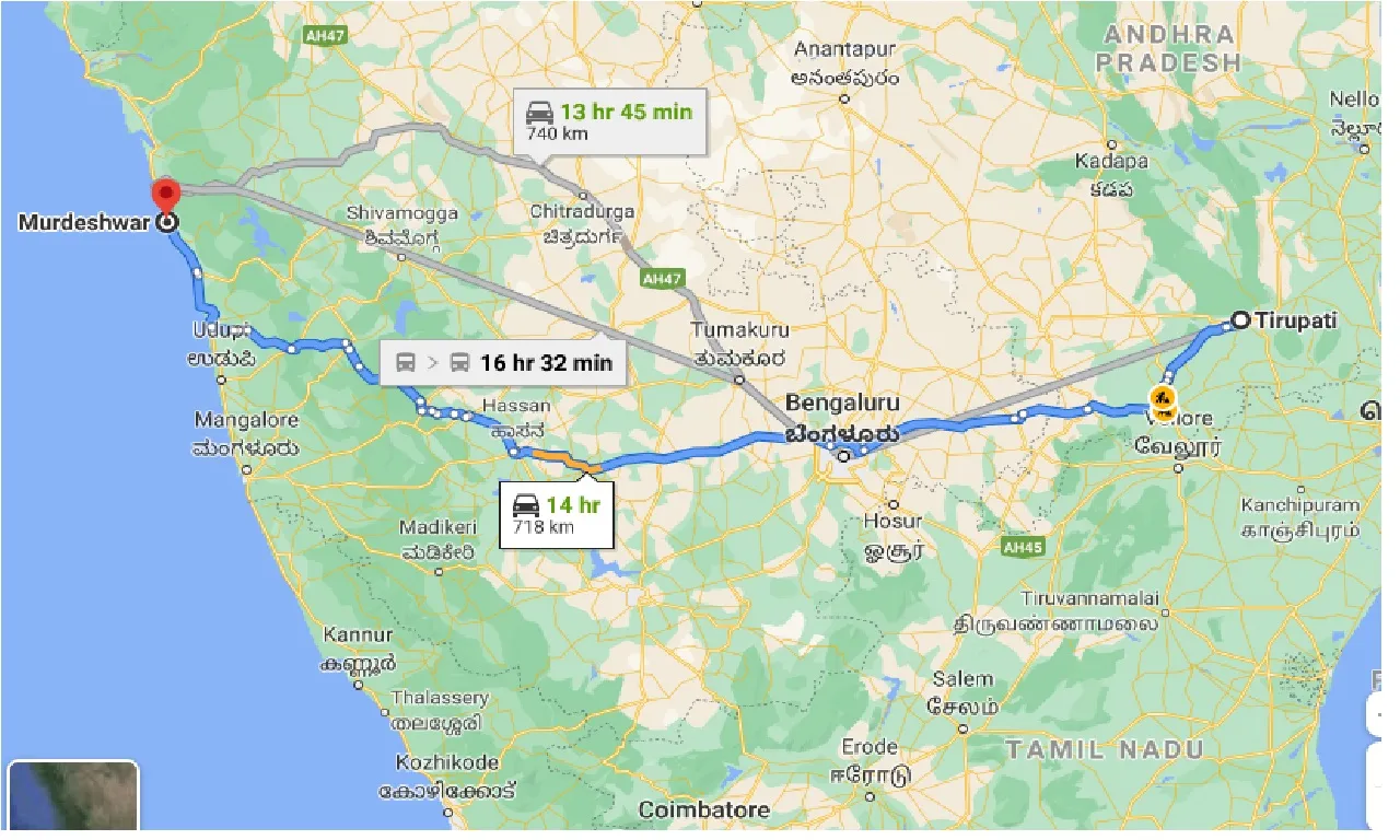 tirupati-to-murdeshwar-taxi