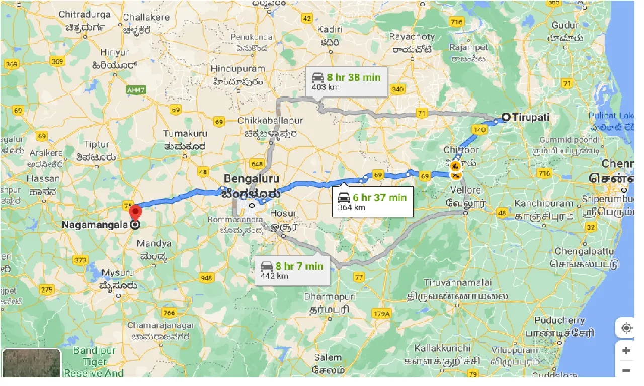 tirupati-to-nagamangala-one-way