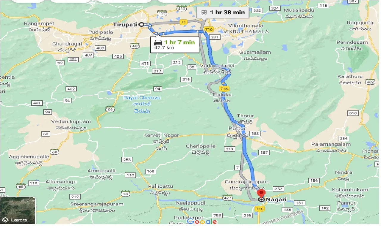 tirupati-to-nagari-one-way