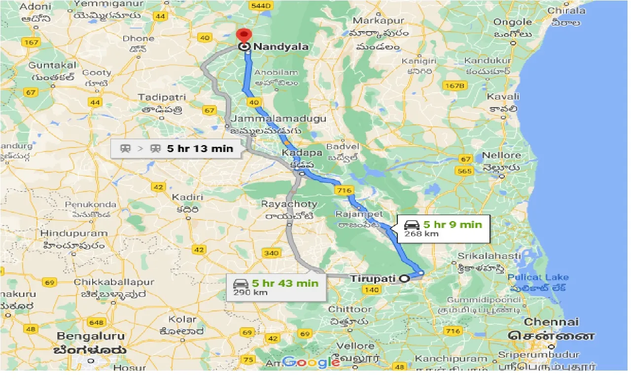 tirupati-to-nandyala-one-way