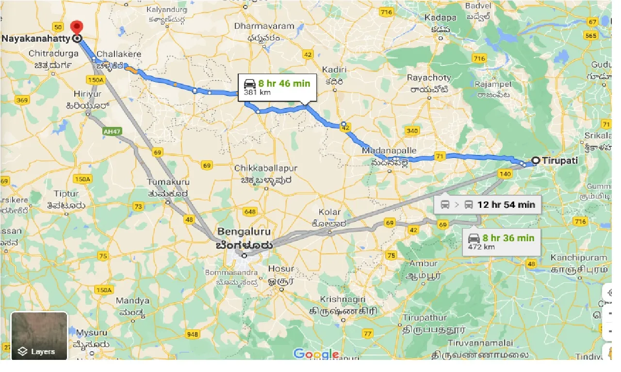 tirupati-to-nayakanahatty-one-way