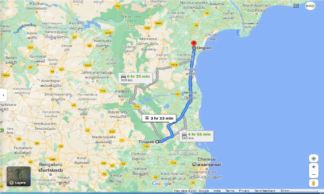 tirupati-to-ongole-round-trip