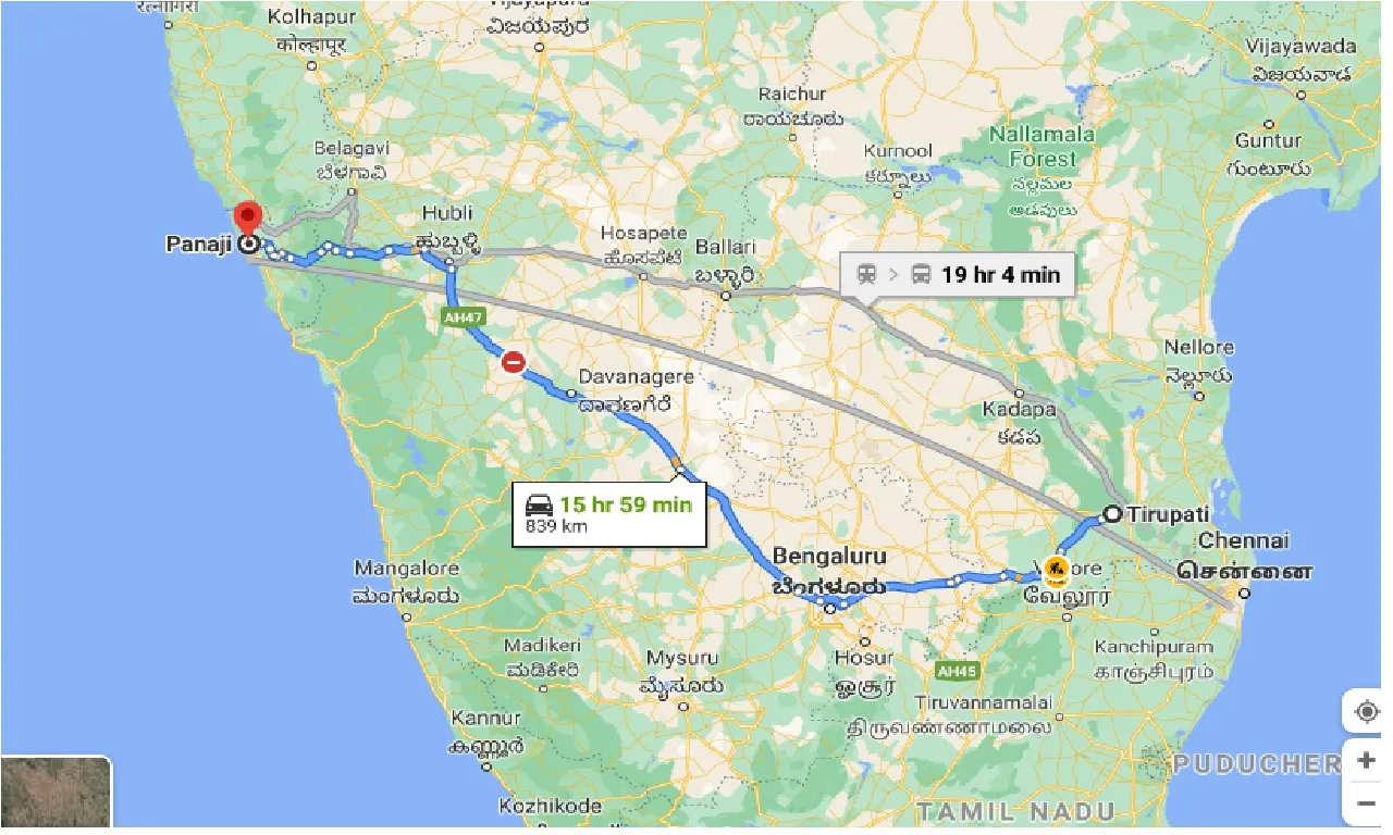 tirupati-to-panaji-taxi