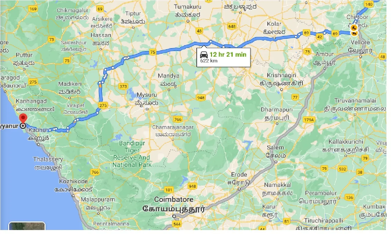 tirupati-to-payyanur-taxi