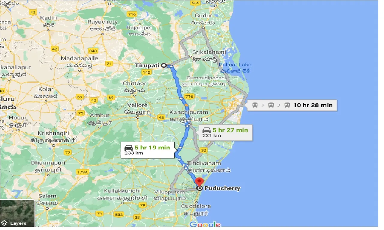 tirupati-to-puducherry-one-way