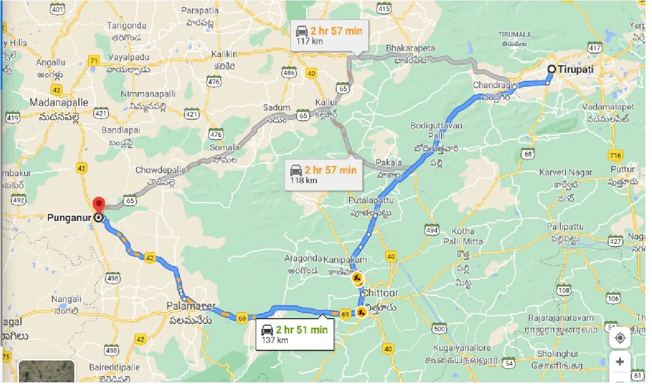 tirupati-to-punganur-one-way