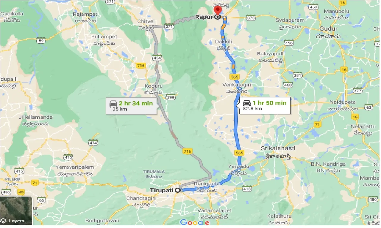 tirupati-to-rapur-taxi