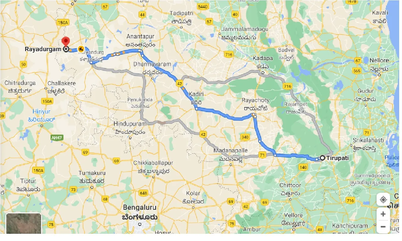 tirupati-to-rayadurgam-taxi