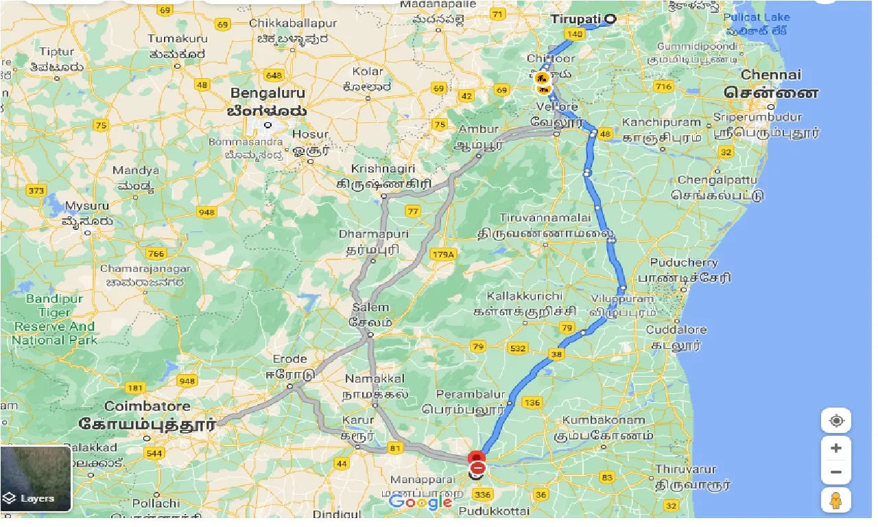 tirupati-to-tiruchirappalli-one-way
