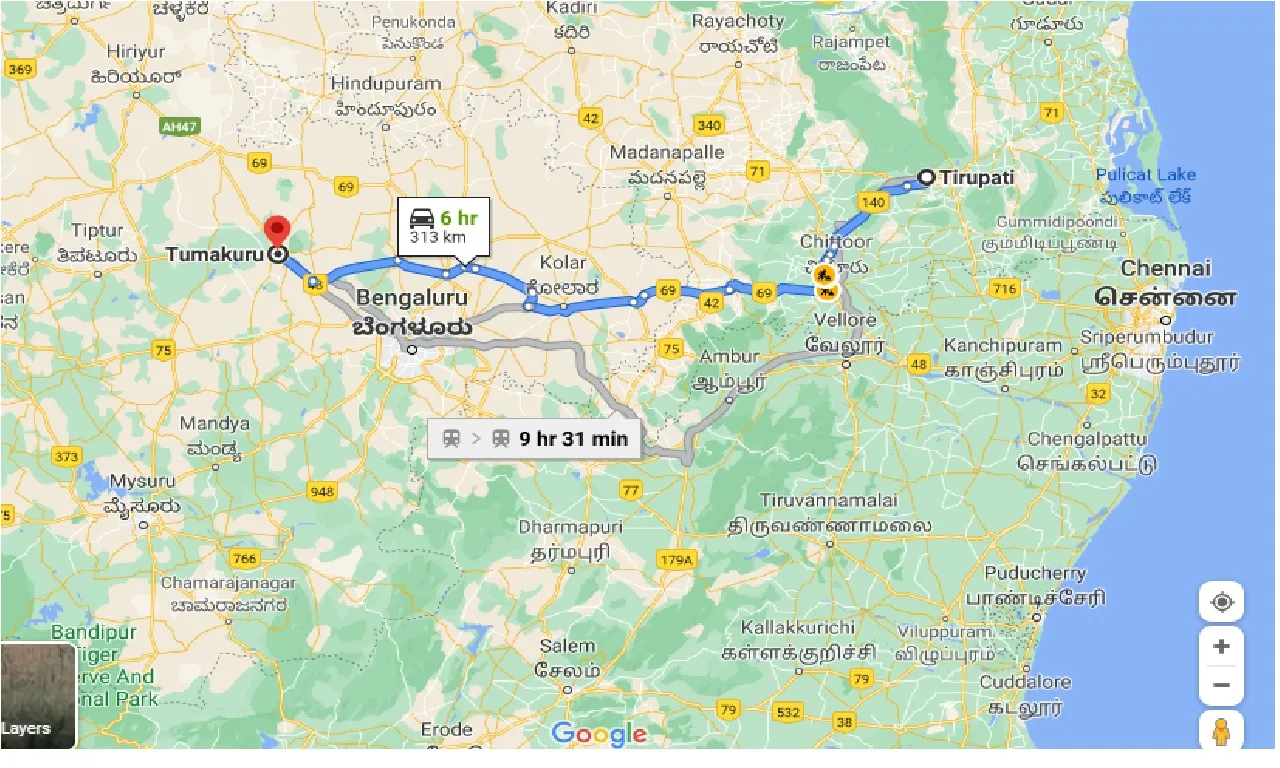 tirupati-to-tumakuru-one-way