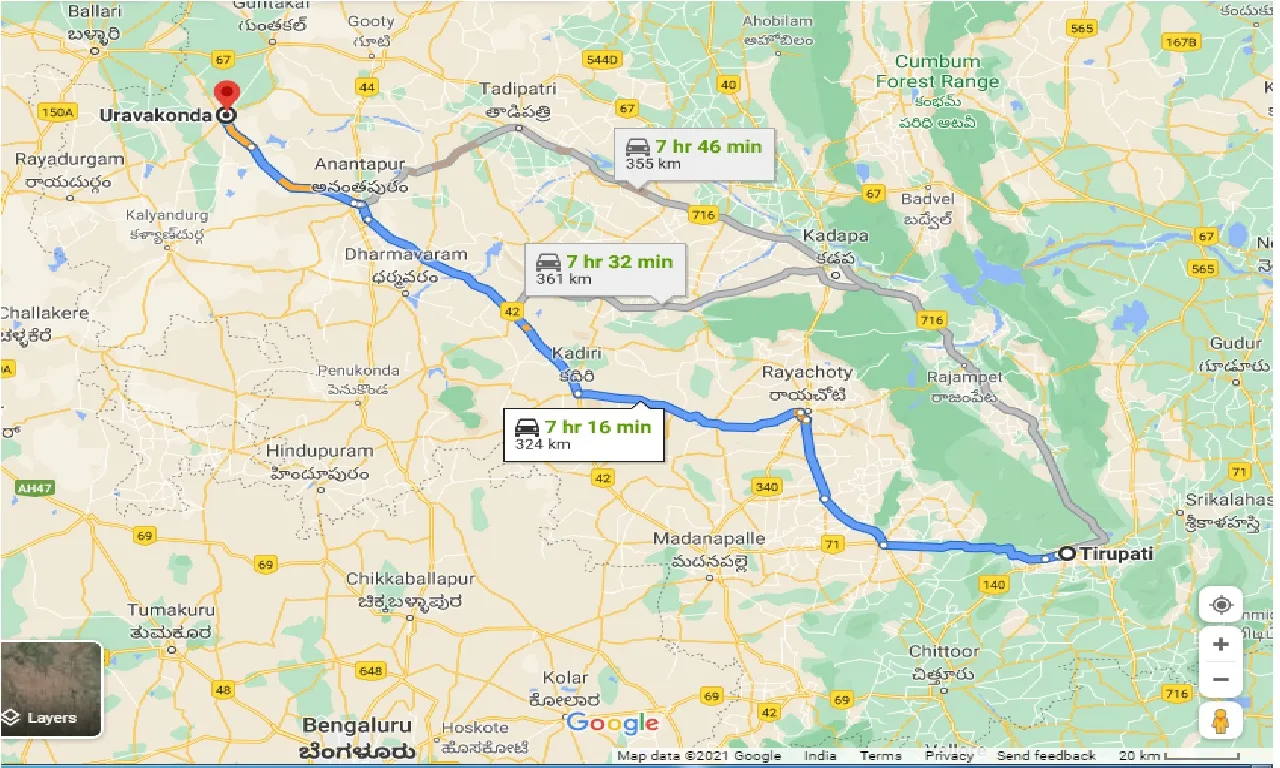 tirupati-to-uravakonda-one-way