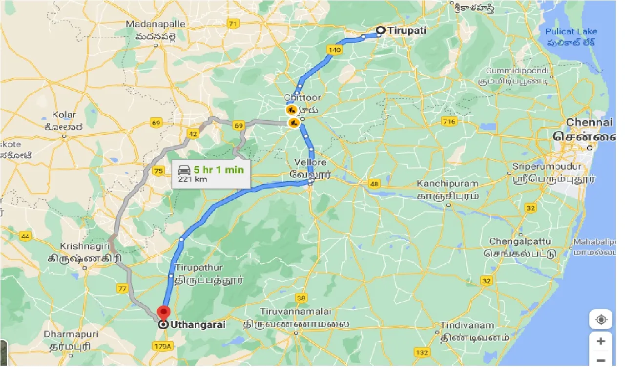 tirupati-to-uthangarai-one-way