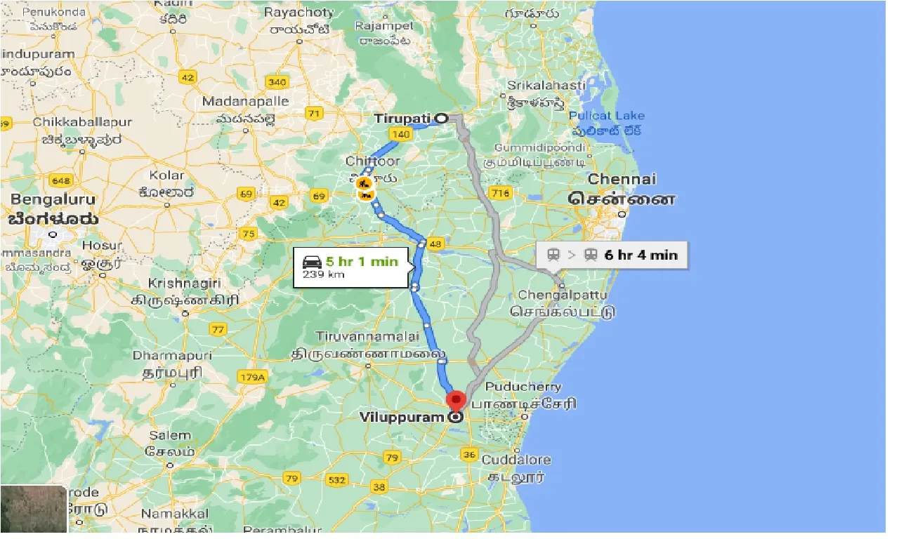 tirupati-to-viluppuram-one-way