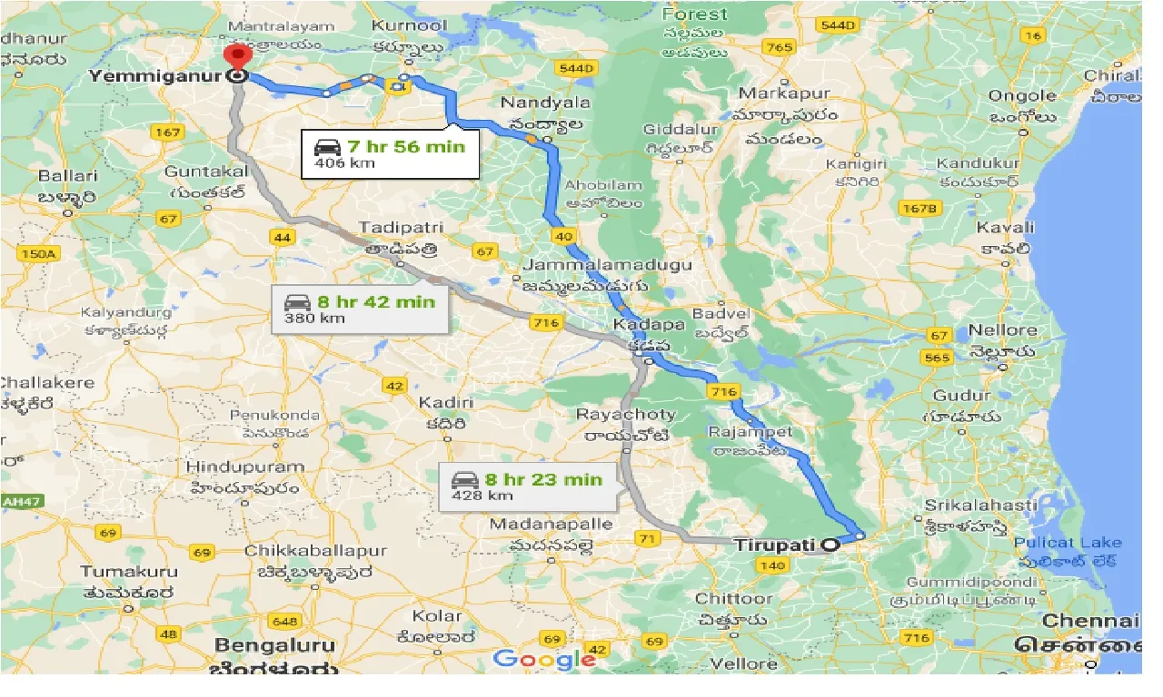 tirupati-to-yemmiganur-one-way