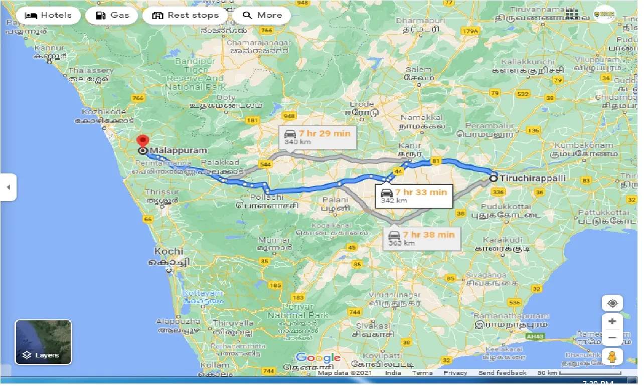 trichy-to-malapuram-round-trip