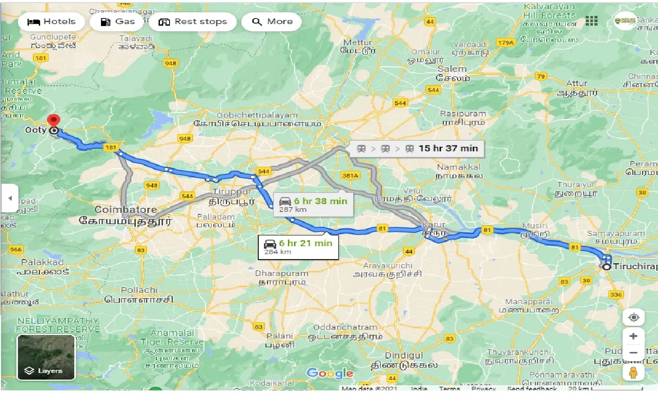 trichy-to-ooty-one-way