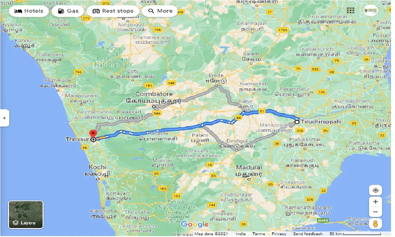 trichy-to-thrissur-round-trip
