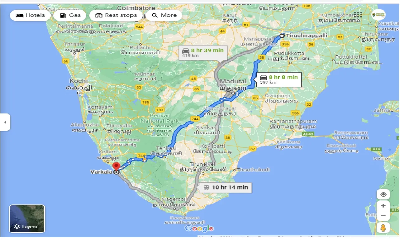 trichy-to-varkala-one-way