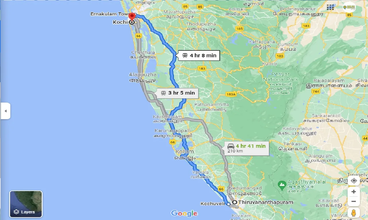 trivandrum-to-cochin-outstation