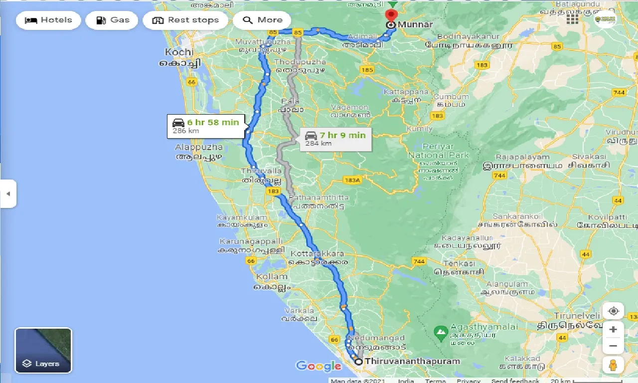 trivandrum-to-munnar-outstation