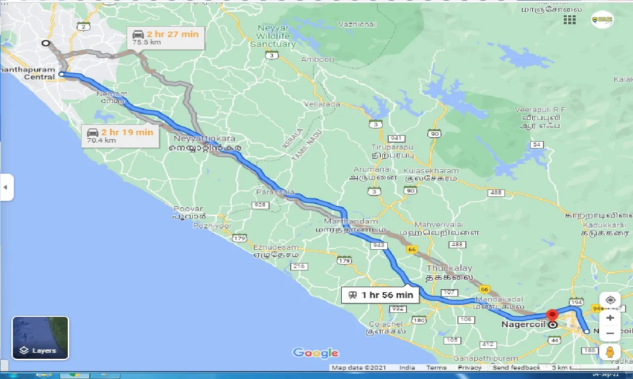 trivandrum-to-nagercoil-one-way