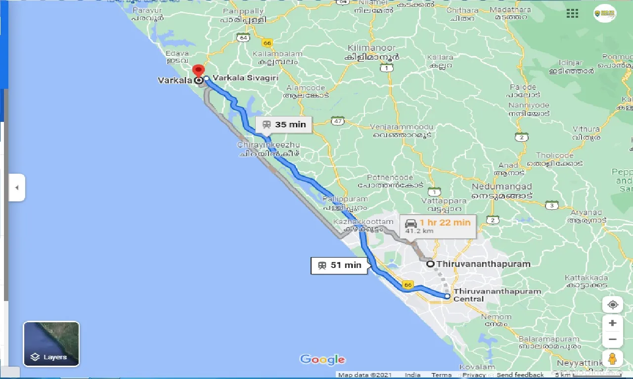 trivandrum-to-varkala-outstation