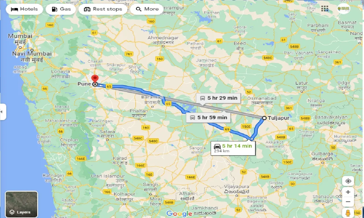 tuljapur-to-pune-round-trip