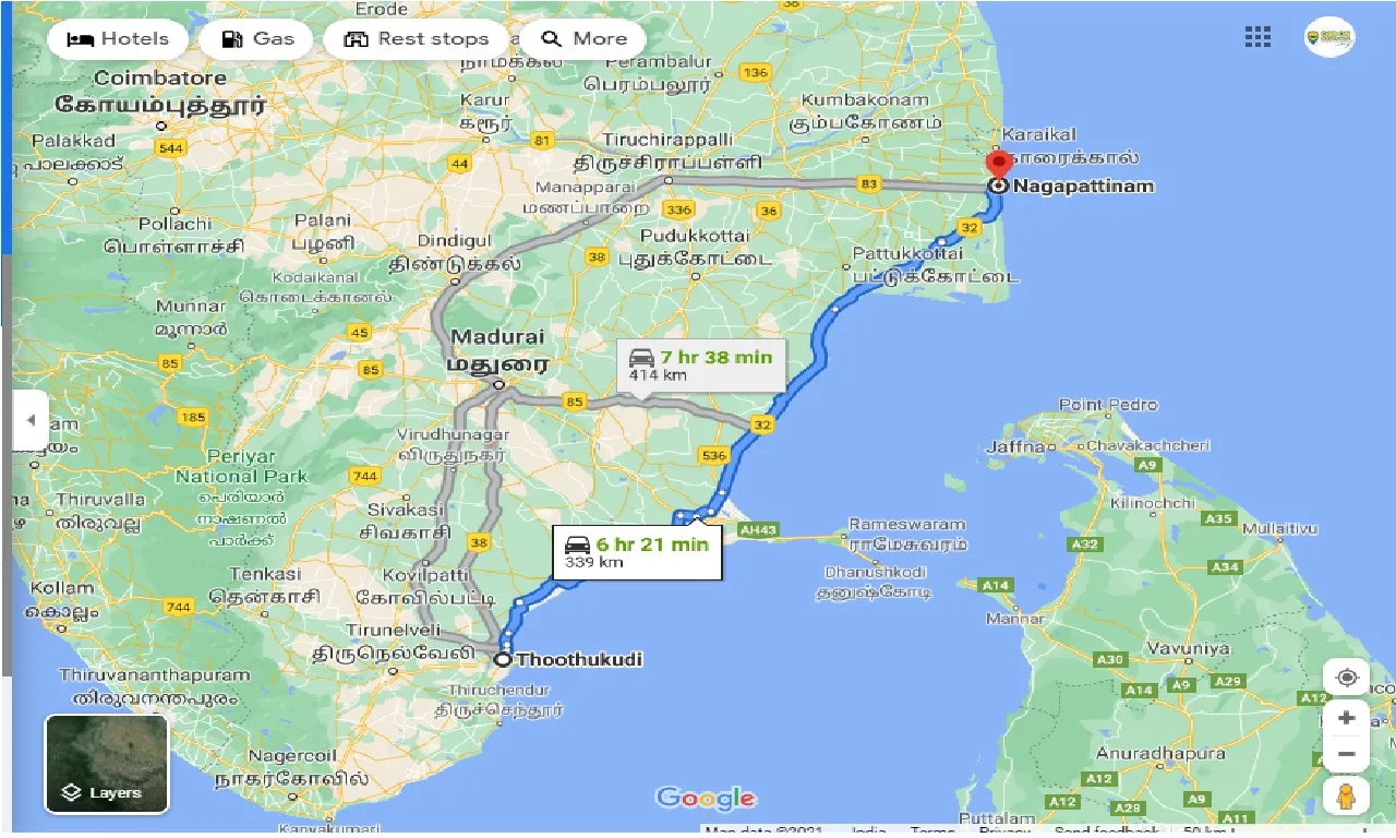 tuticorin-to-nagapattinam-round-trip