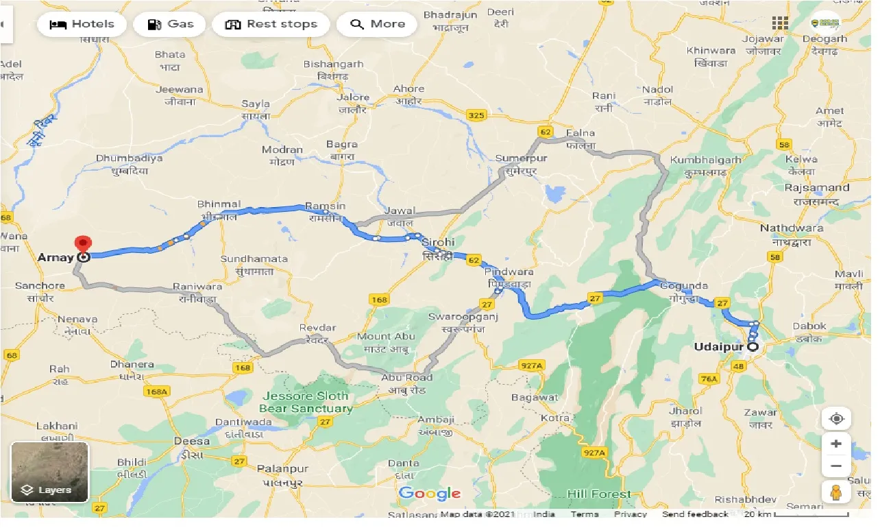 Udaipur To Arnay One Way udaipur-to-arnay-one-way