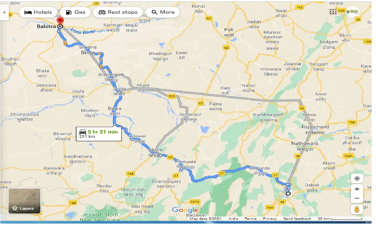 udaipur-to-balotra-taxi