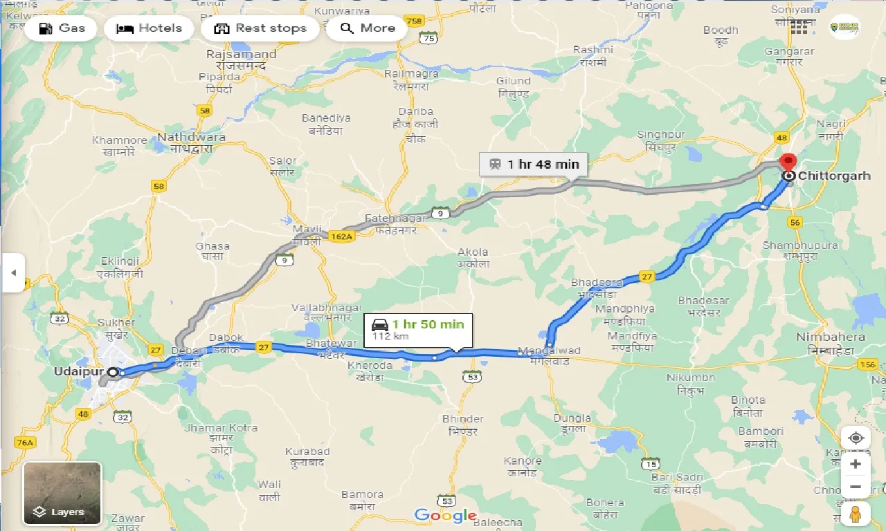 udaipur-to-chittorgarh-round-trip