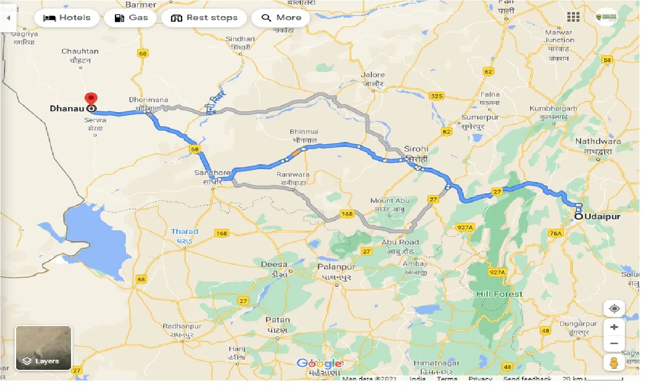 udaipur-to-dhanau-one-way