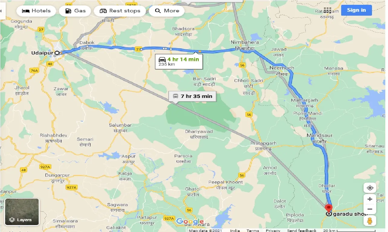 udaipur-to-garadu-taxi