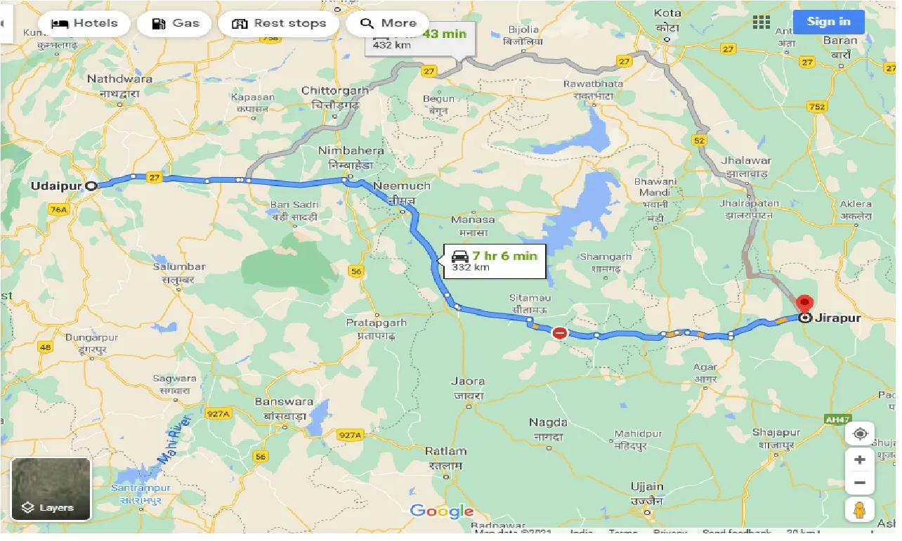 udaipur-to-jirapur-taxi