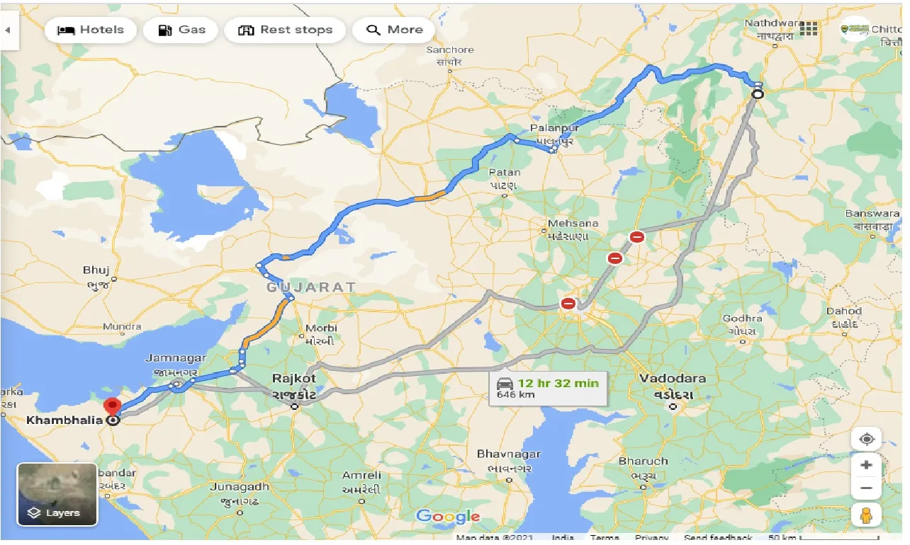 udaipur-to-khambhalia-one-way