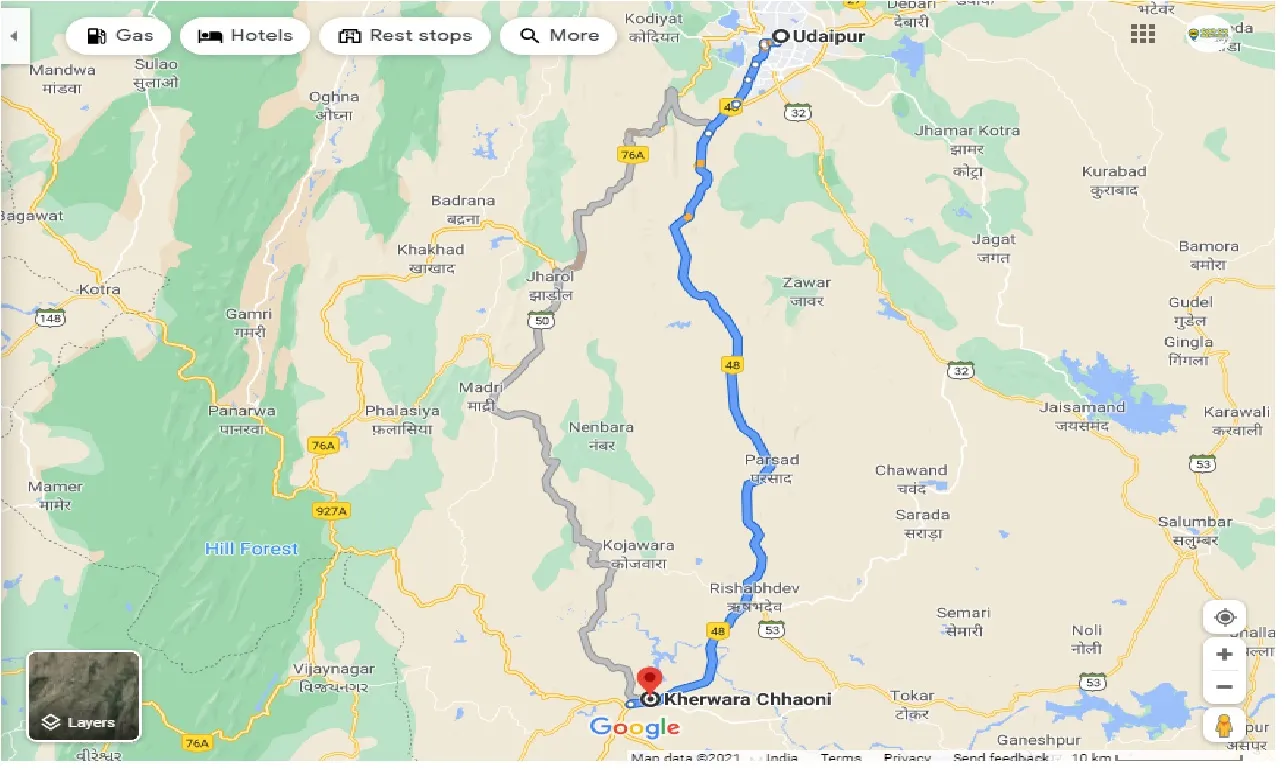 udaipur-to-kherwara-one-way