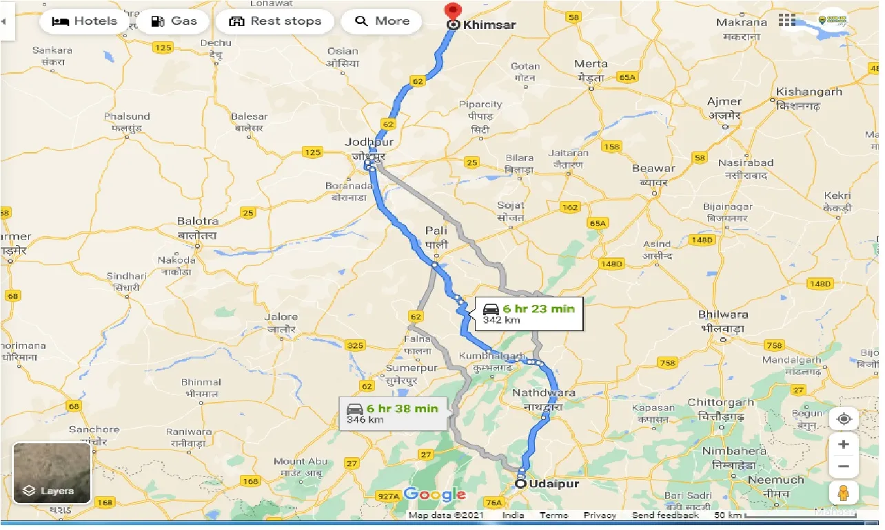 udaipur-to-khimsar-taxi