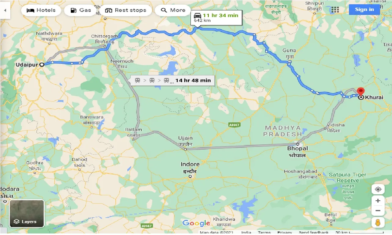 udaipur-to-khurai-one-way