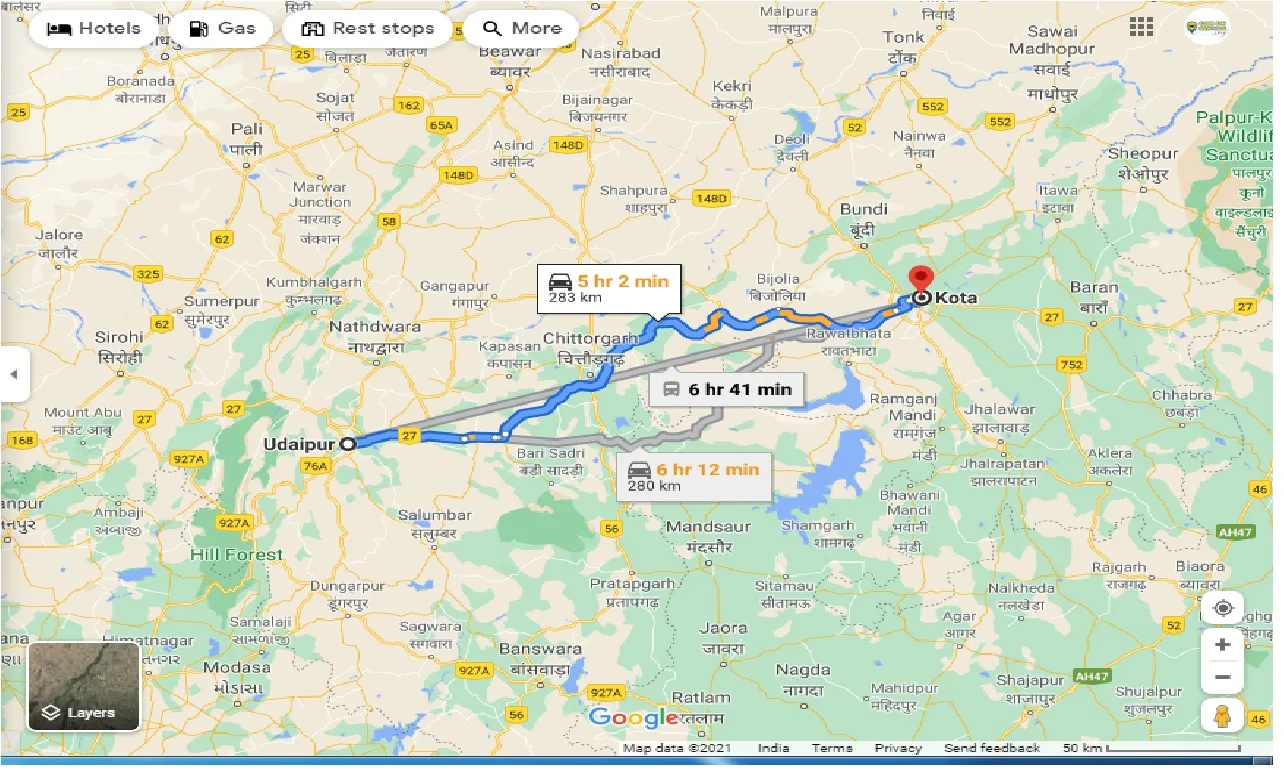 udaipur-to-kota-one-way