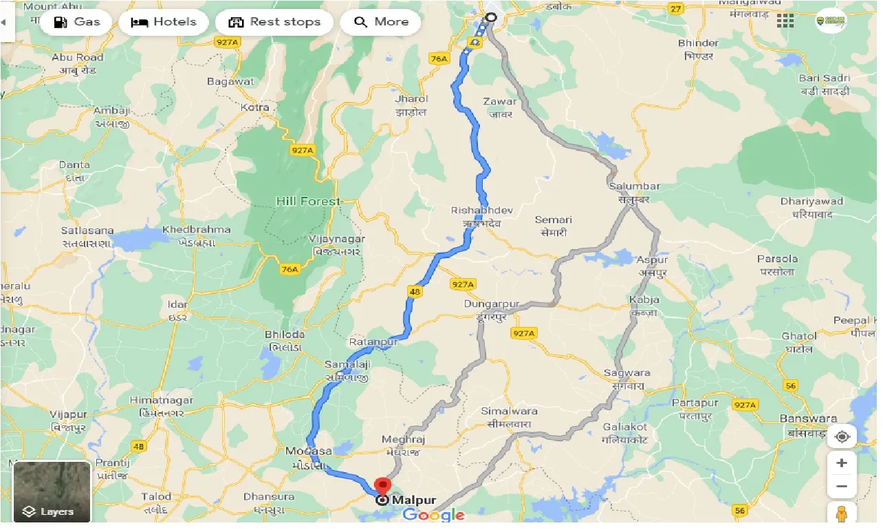 udaipur-to-malpur-taxi