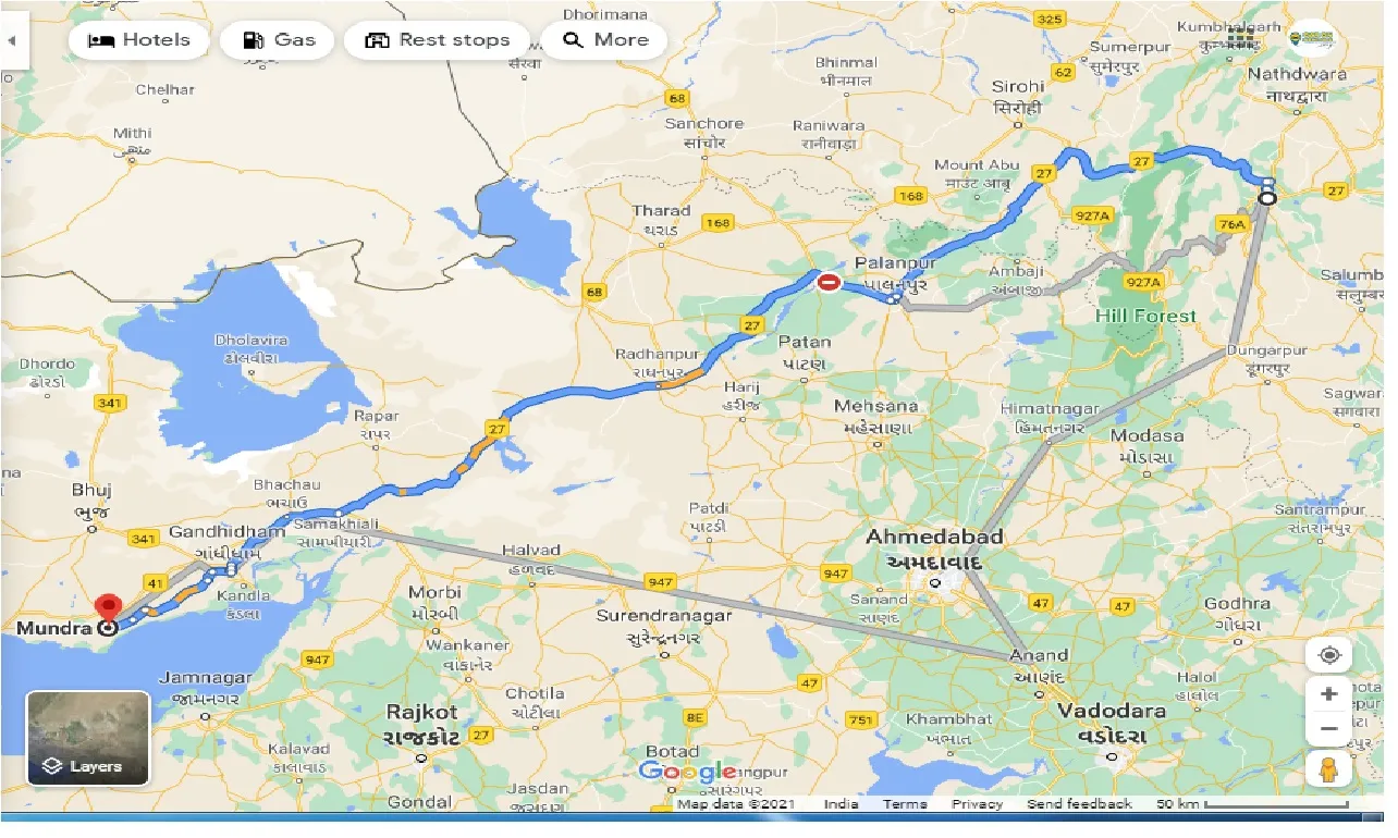 udaipur-to-mundra-one-way
