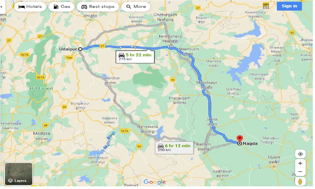 udaipur-to-nagda-taxi