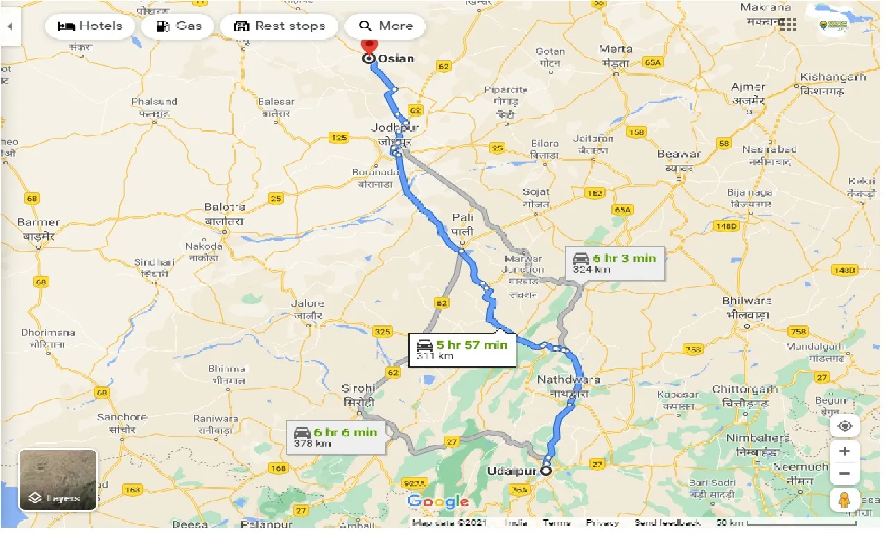 udaipur-to-osian-taxi