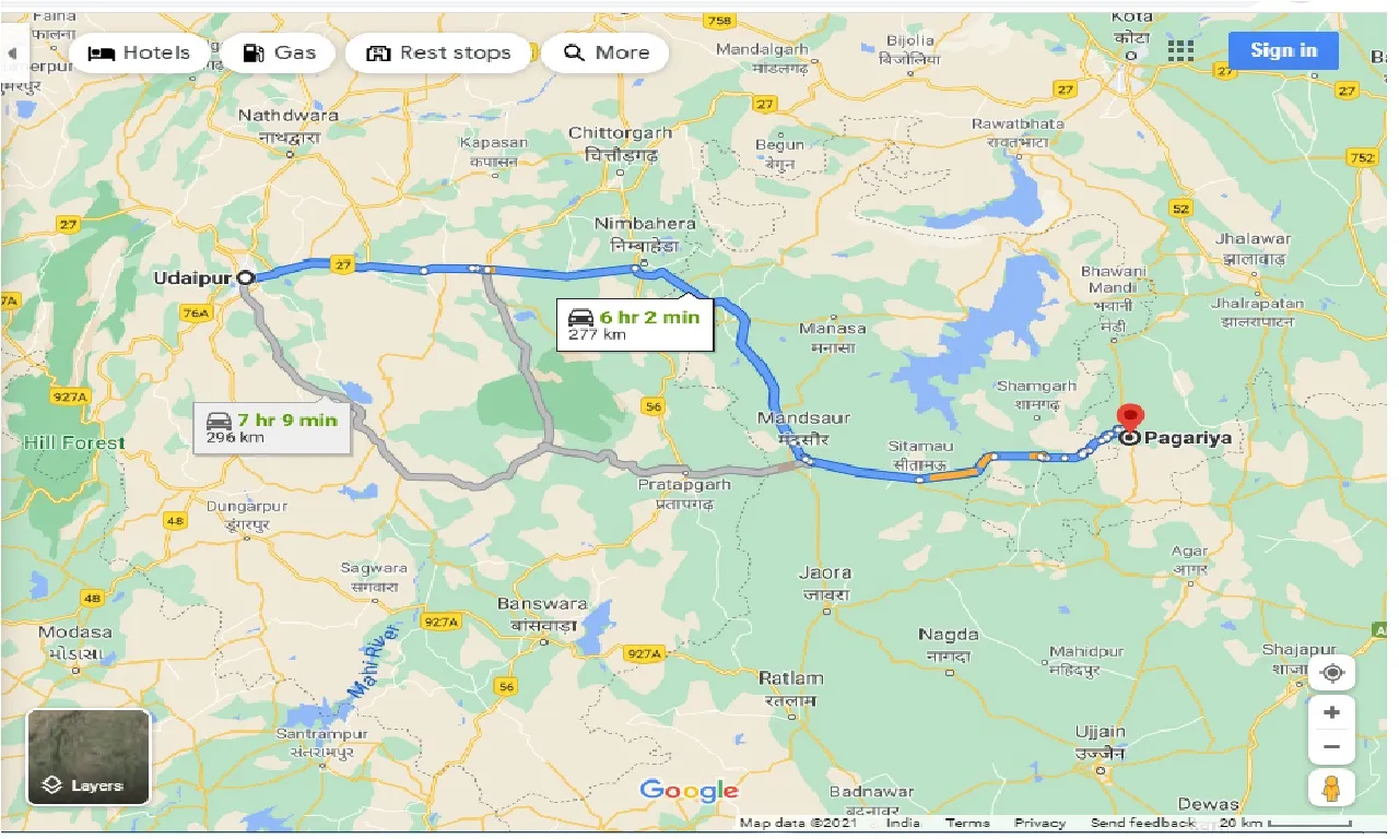 udaipur-to-pagariya-one-way