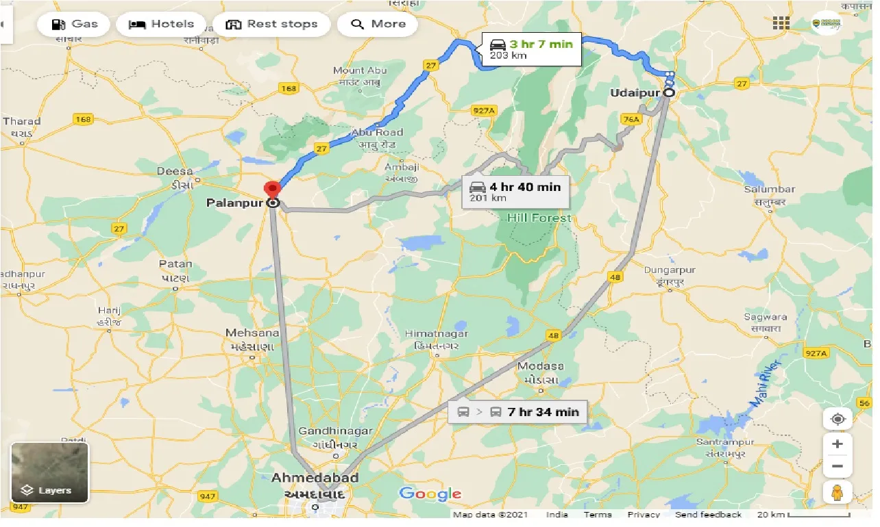 udaipur-to-palanpur-taxi