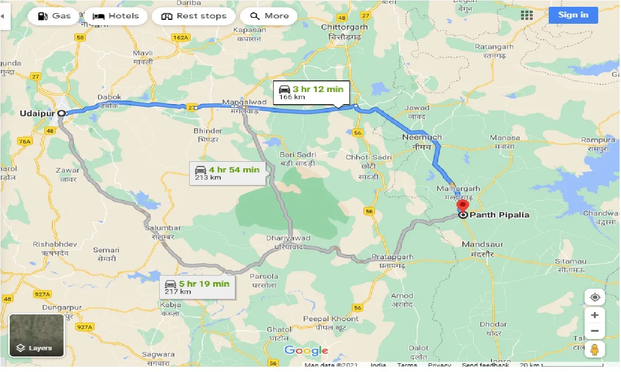 udaipur-to-panth-pipalia-taxi