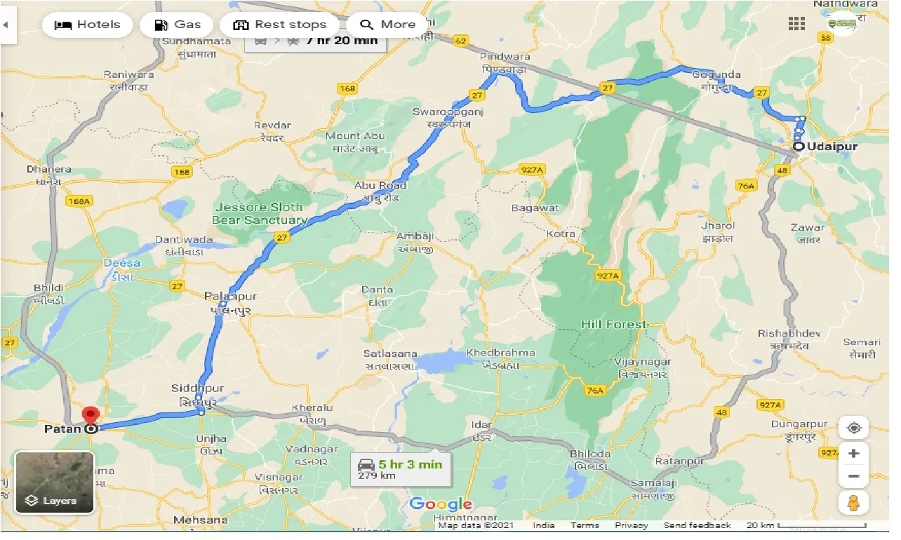 udaipur-to-patan-taxi